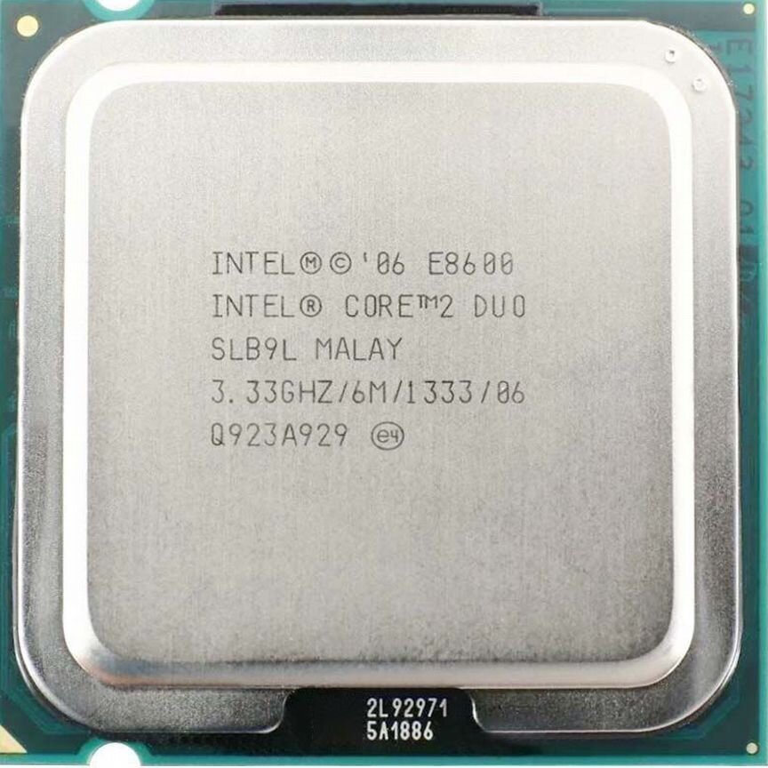 [SLB9L] Процессор E8600 Intel 3300mhz Slb9l