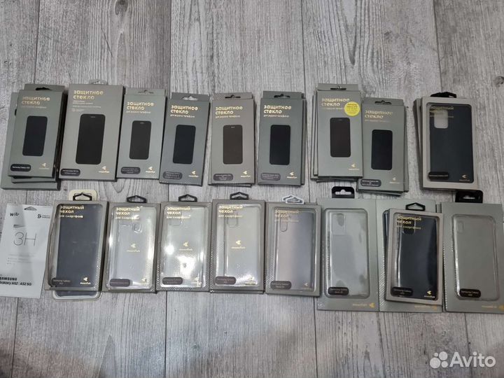 Защитные стекла и чехлы на Самсунг