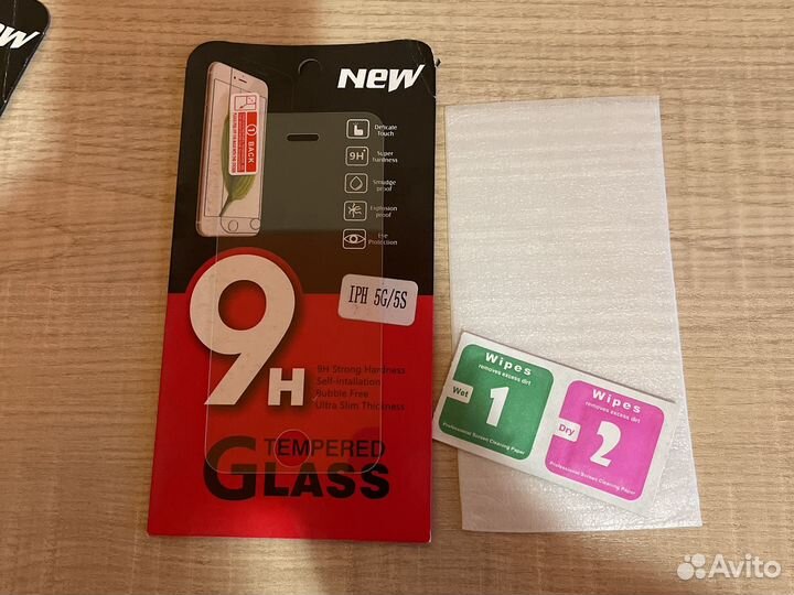 Защитное стекло iPhone 5/5s/SE Tempered Glass 9H