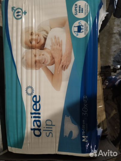 Памперсы для взрослых размер m по 30 штук