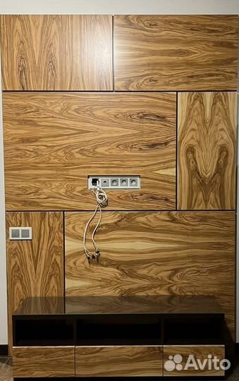 Шпонирование, мебель на заказ, стеновые панели