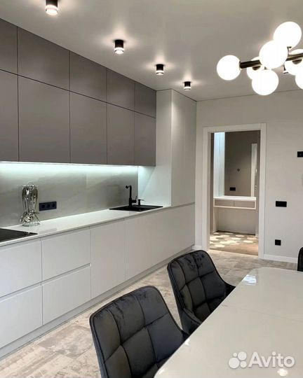 Кухня по проекту с современным дизайном