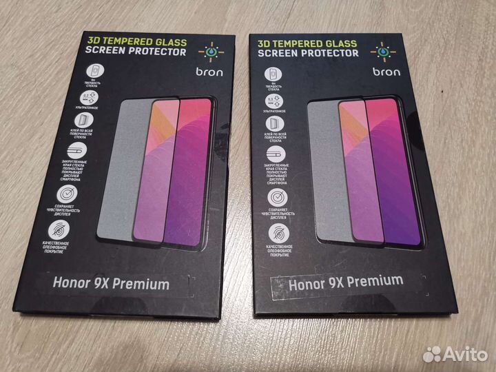 Защитное стекло honor 9x premium 2шт