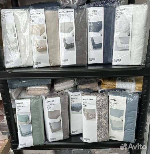 Простынь на резинке IKEA