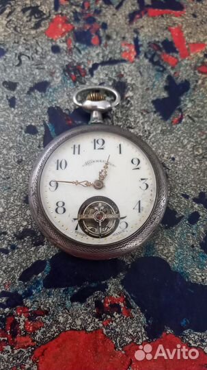 Часы антикварные Bonheur, серебро 1900 г