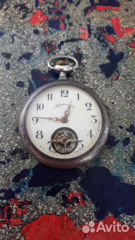 Часы антикварные Bonheur, серебро 1900 г