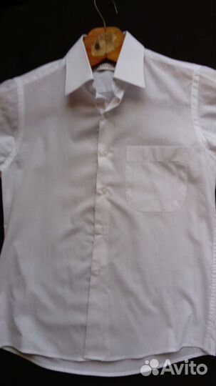 Сорочка белая школьная для мальчика