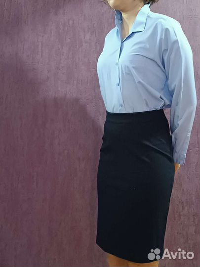 Школьная форма для девочки синяя