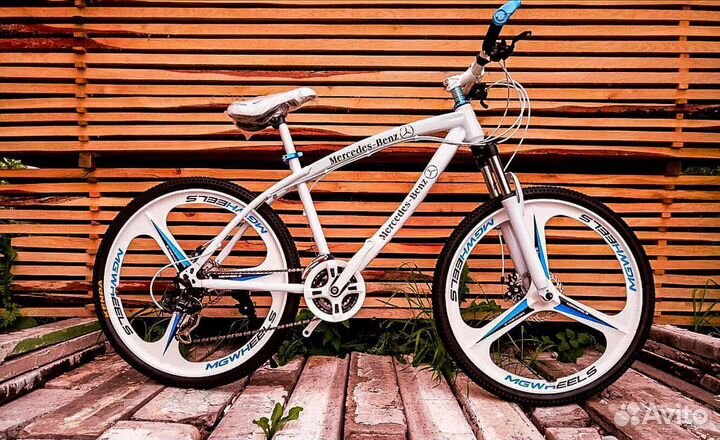 Велосипед на литых дисках
