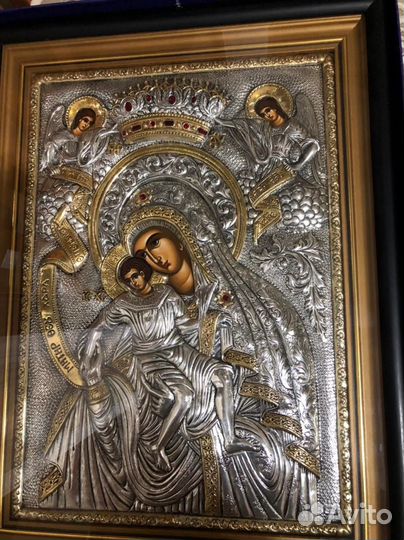 Серебряная икона