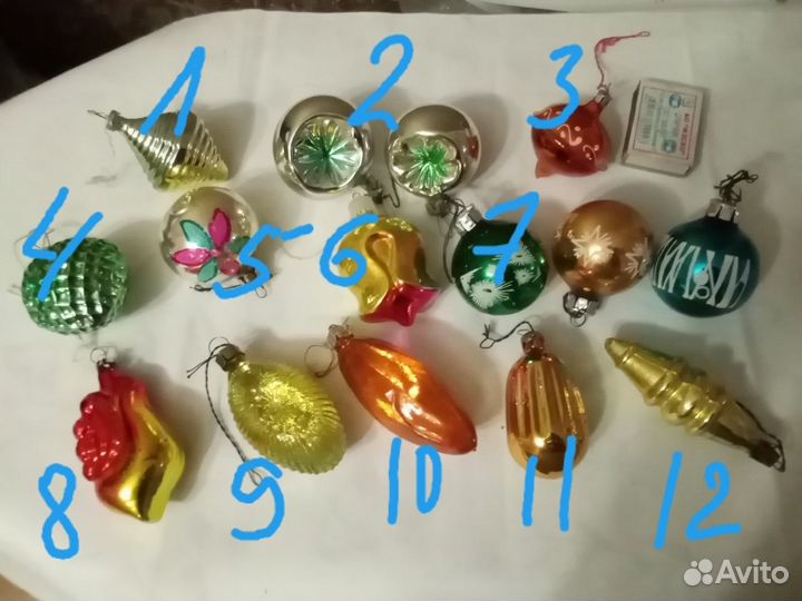 Новогодние игрушки СССР советские