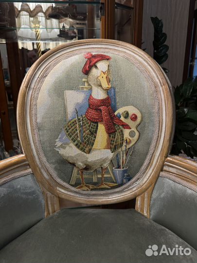 Стул с подлокотниками Дизайнерский 