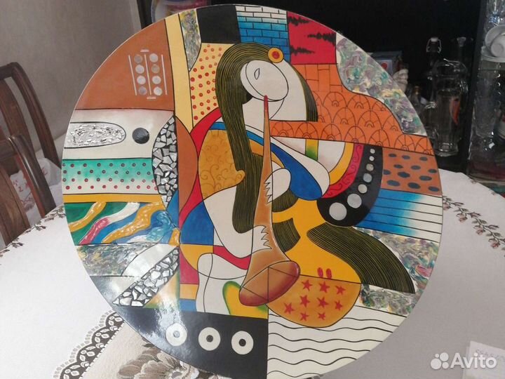 Декоративная тарелка-картина