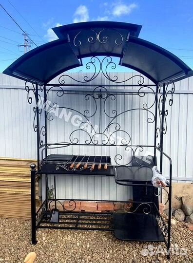 Мангал в стиле лофт