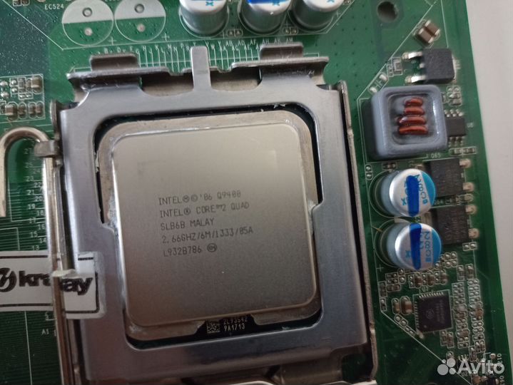 Комплект s775 q9400 / 4gb / материнка