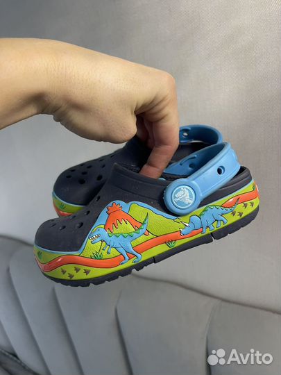 Crocs C10 светящиеся