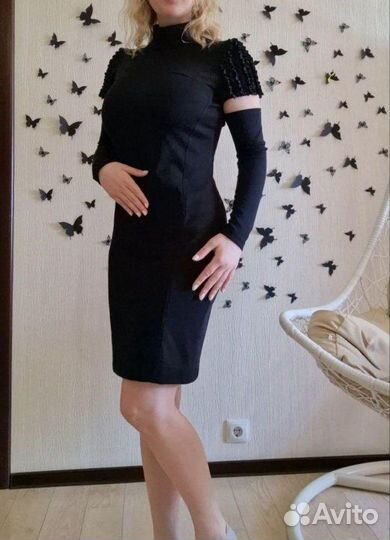 Платье трикотажное женское