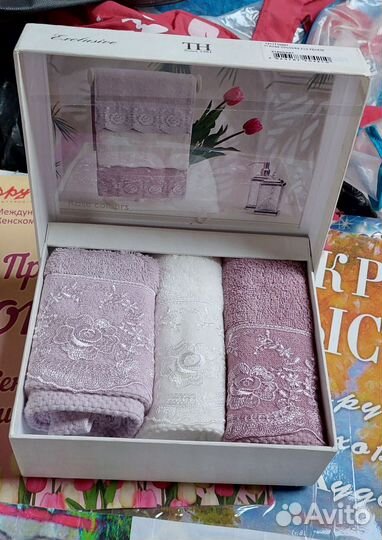 Полотенца, подарочный набор