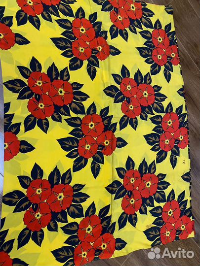 Отрез ткани СССР крепдешин жоржет шифон