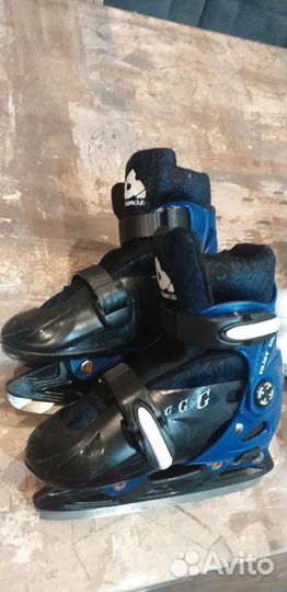 Коньки раздвижные р 29-32