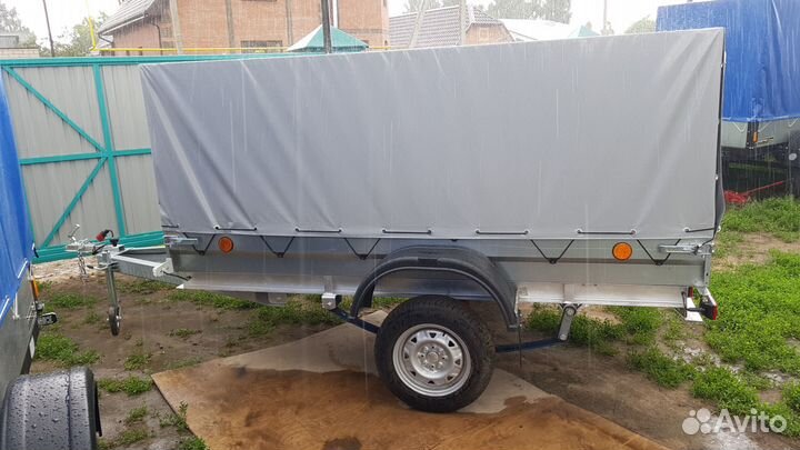 Прицеп оцинк. 2,6х13 Прораб Трейлер тент 0,75м