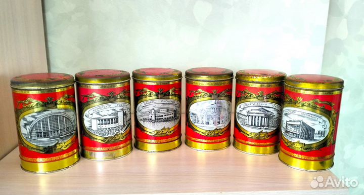 Жестяная банки для сыпучих СССР Мурманск
