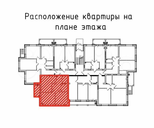 2-к. квартира, 67,1 м², 2/5 эт.