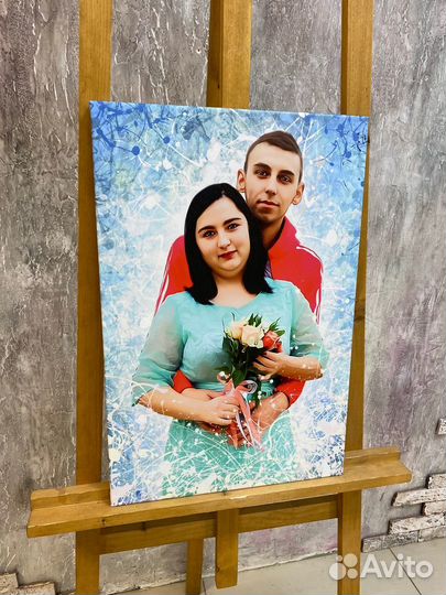 Портрет на холсте по фото