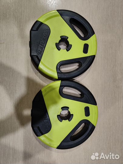 Спортивные блины tourneo 2,5 кг