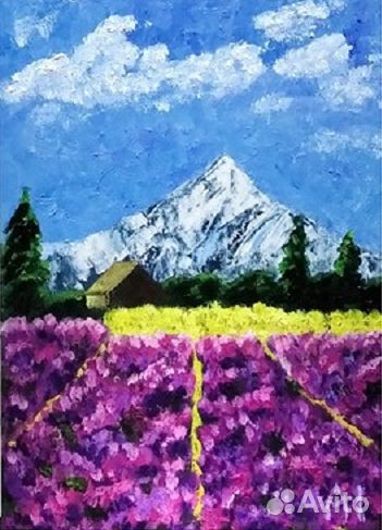 Мини картины маслом Океан Тропики