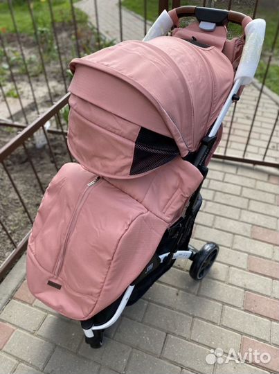 Коляска новая прогулочная babalo 2023 розовая