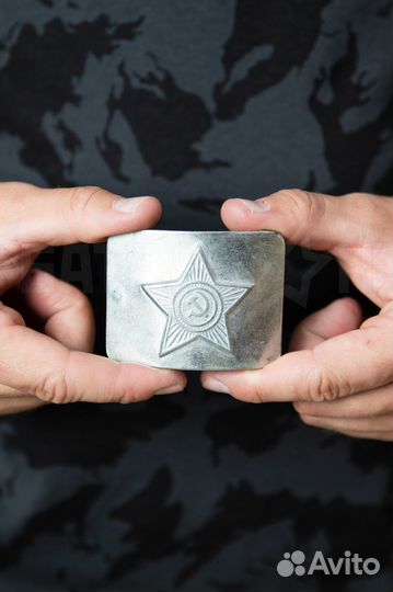 Бляха солдатская со звездой