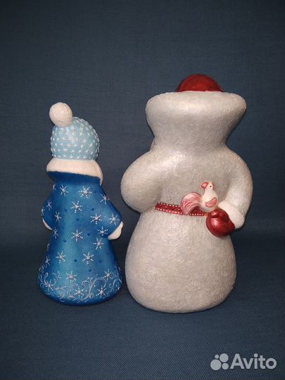 Дед мороз и Снегурочка под ёлку. Пара № 34