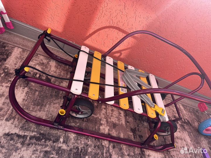 Детские санки на колесах Ника Тимка 6