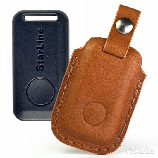 Чехол для метки StarLine кожа, цвет виски