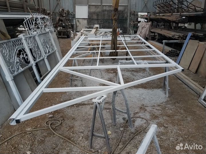 Каркас откатных ворот