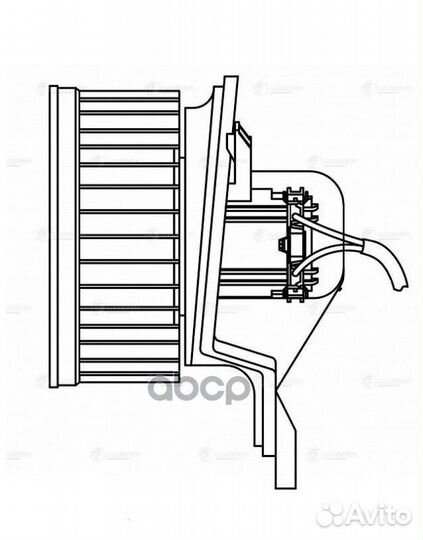 Э/вентилятор отоп. LFH2021 luzar