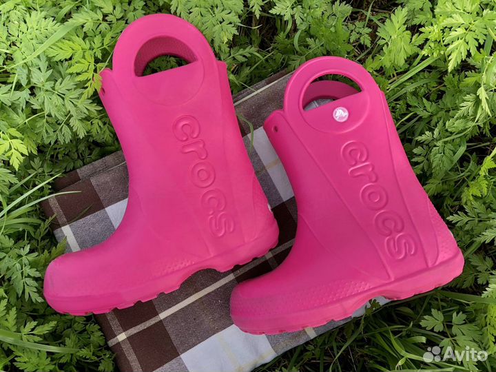 Сапоги Crocs детские 30 C13 резиновые сапоги эва