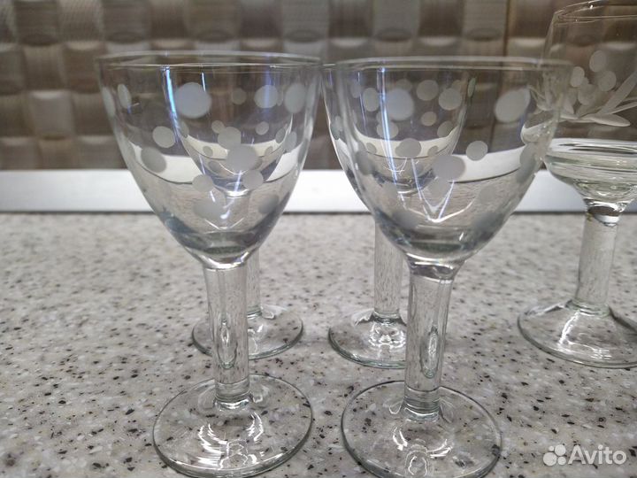 Фужер, рюмки на ножке СССР