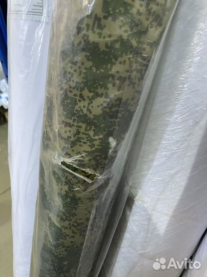 Плащевая ткань мох пиксель флора