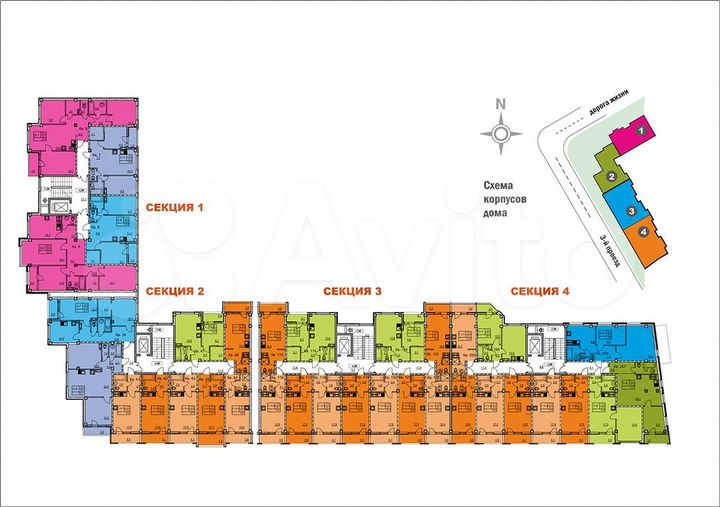 Квартира-студия, 27,4 м², 6/8 эт.