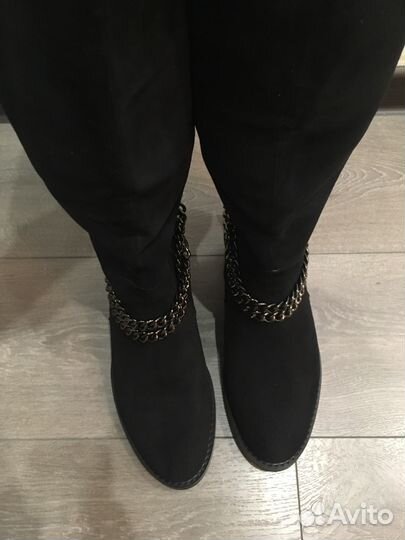 Сапоги замшевые, Еврозима новые