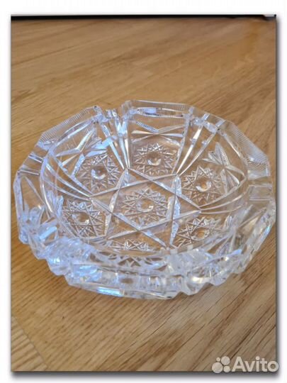 Хрустальная пепельница