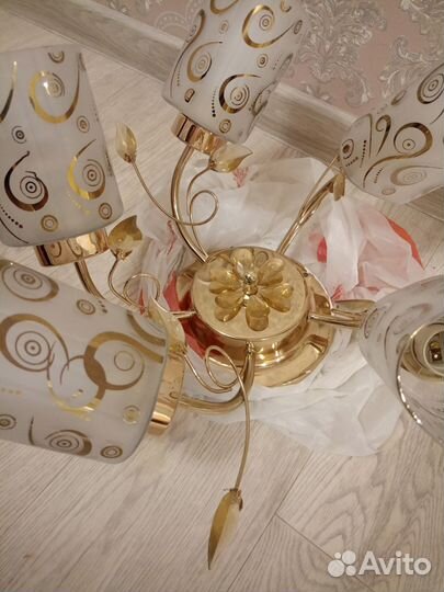 Люстра потолочная бу