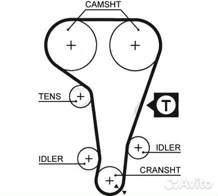 Dayco 94326 Ремень грм ford mondeo 1mondeo 2 -00 1