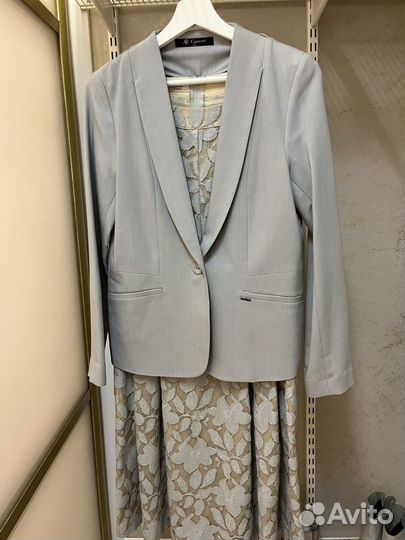 Капсула женской одежды в серо-голубой гамме