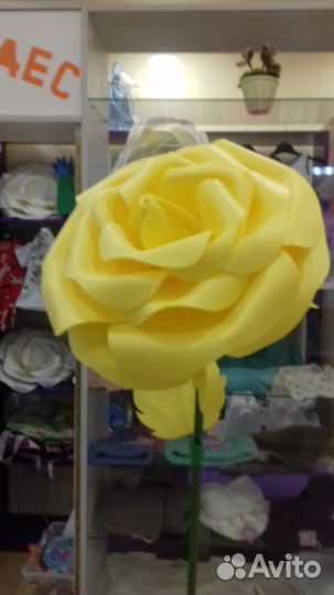 Большие цветы из эва роза,подсолнух,василек,георги