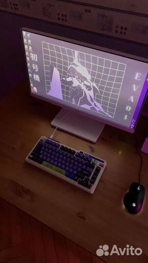 Новая кастомная механическая клавиатура Evangelion