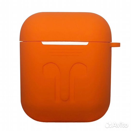 Чехол Силиконовый Для AirPods, Оранжевый