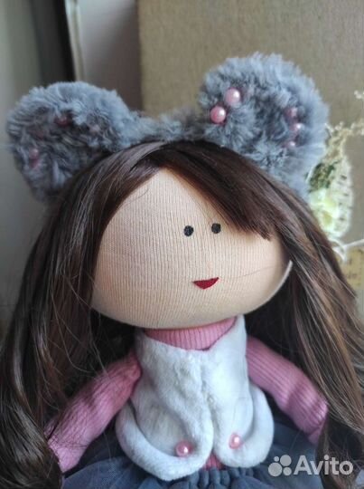Текстильная интерьерная кукла